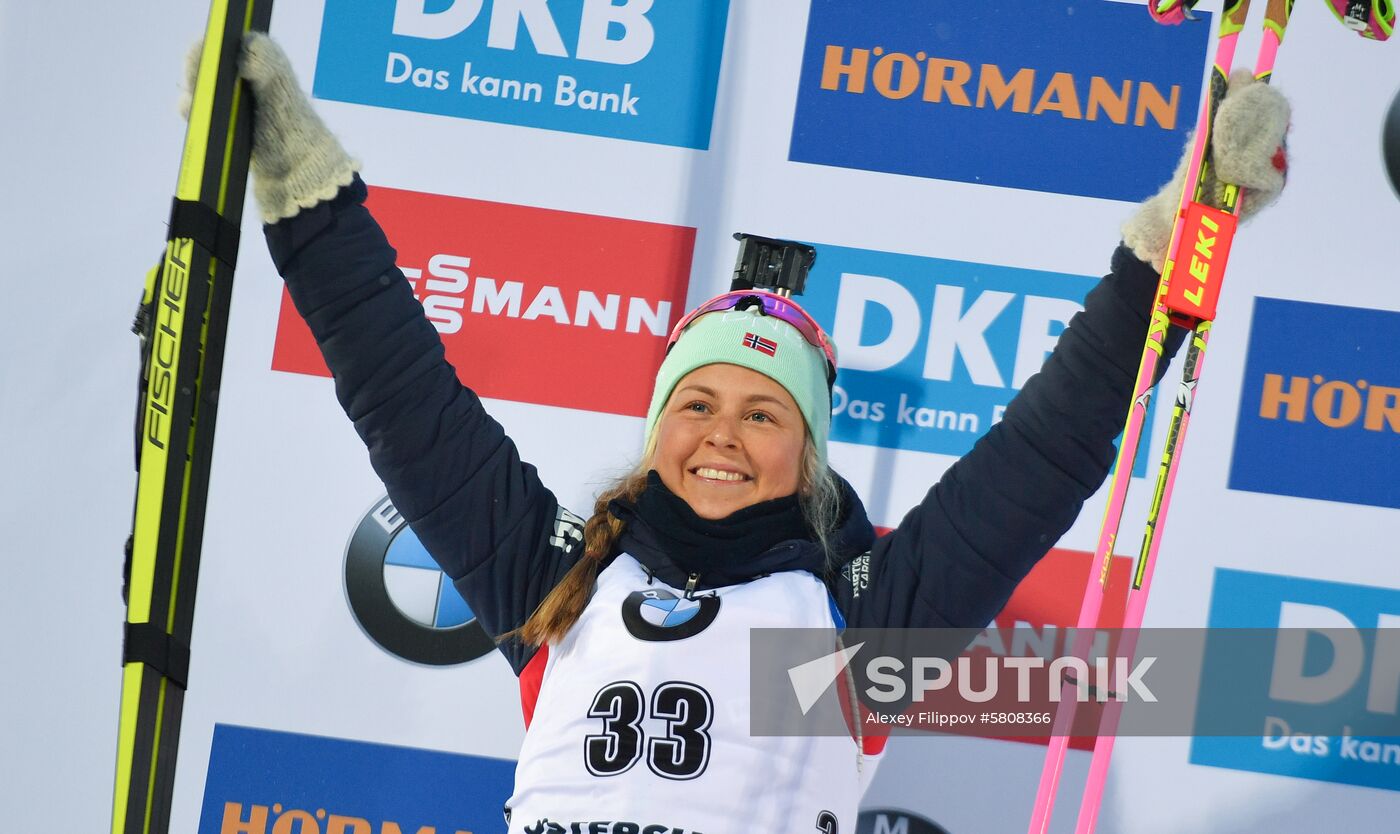 Sweden Biathlon Worlds Women Sprint