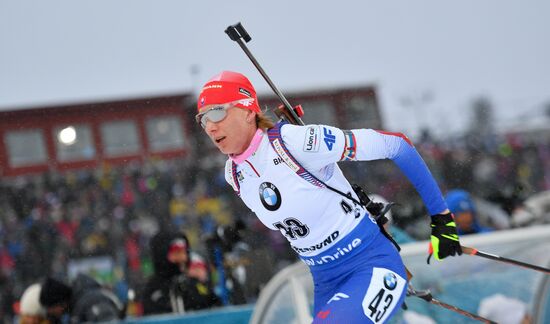 Sweden Biathlon Worlds Women Sprint