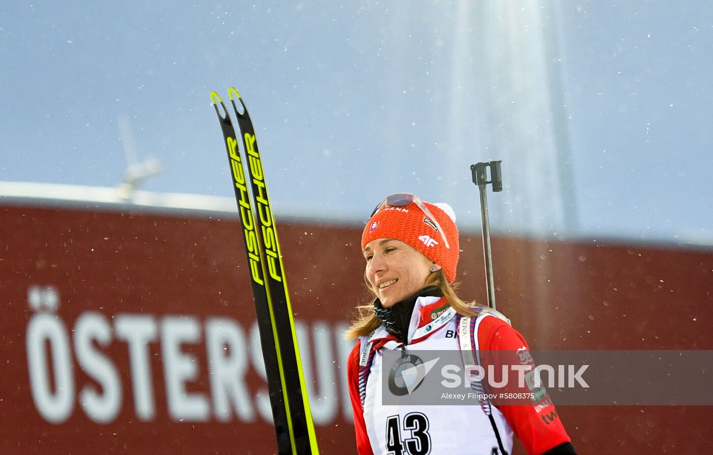 Sweden Biathlon Worlds Women Sprint