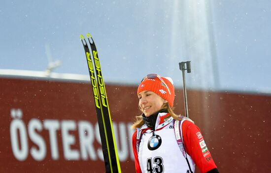 Sweden Biathlon Worlds Women Sprint