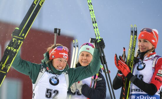 Sweden Biathlon Worlds Women Sprint