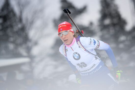 Sweden Biathlon Worlds Women Sprint
