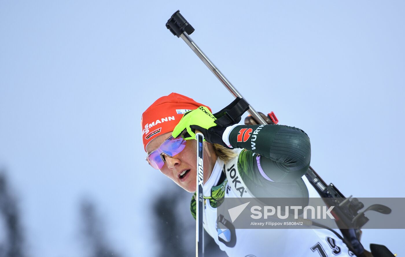 Sweden Biathlon Worlds Women Sprint