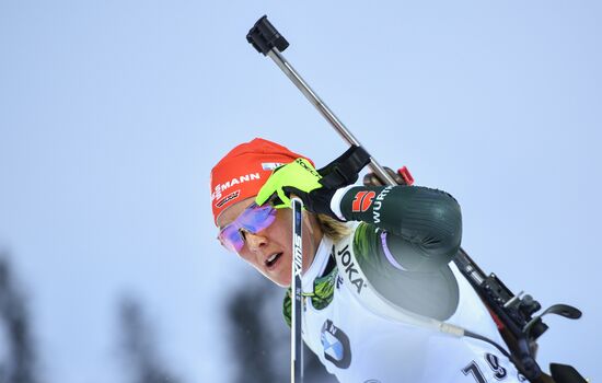Sweden Biathlon Worlds Women Sprint
