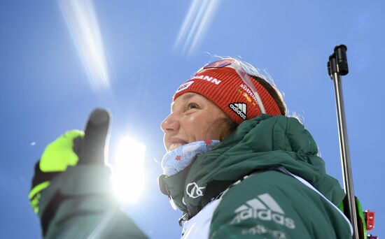 Sweden Biathlon Worlds Women Sprint