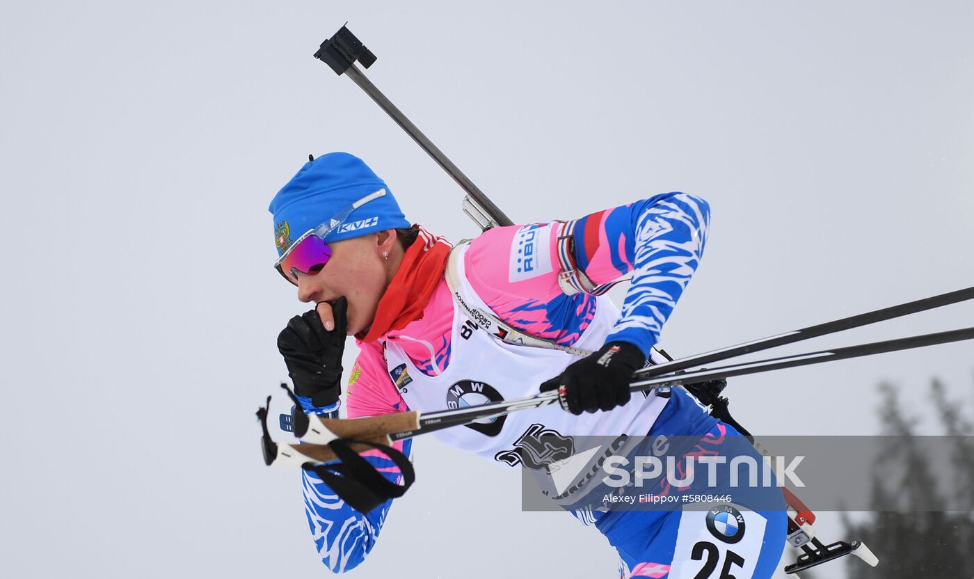 Sweden Biathlon Worlds Women Sprint