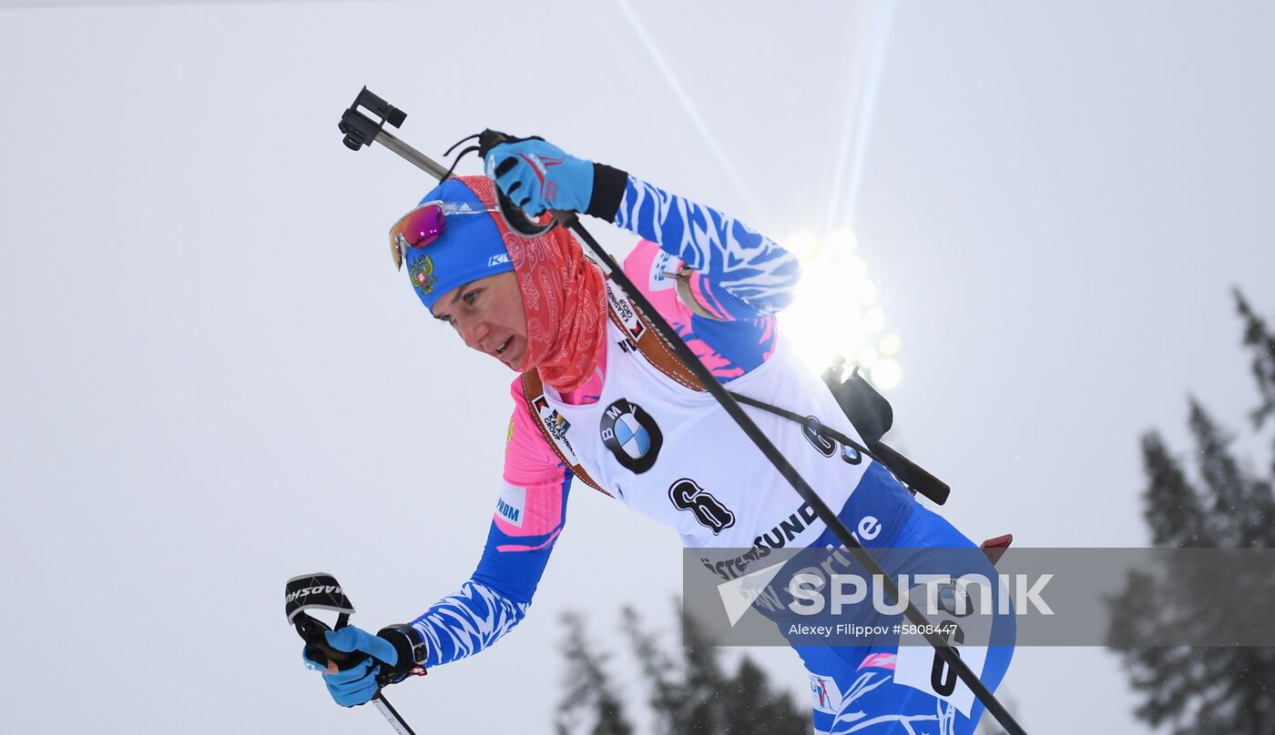 Sweden Biathlon Worlds Women Sprint