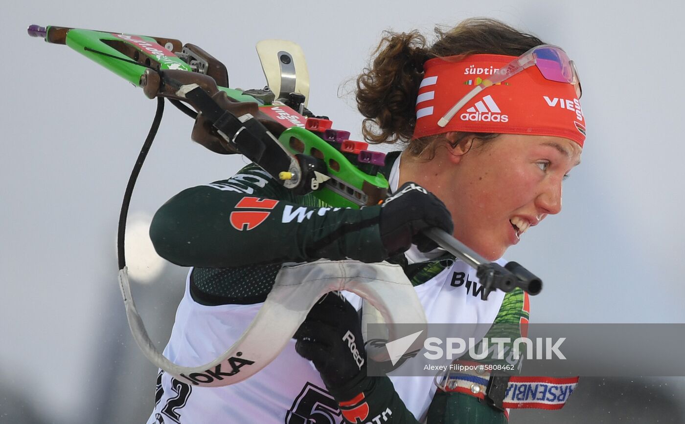 Sweden Biathlon Worlds Women Sprint