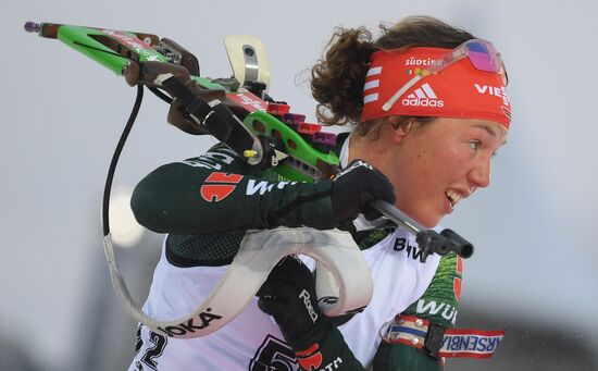 Sweden Biathlon Worlds Women Sprint