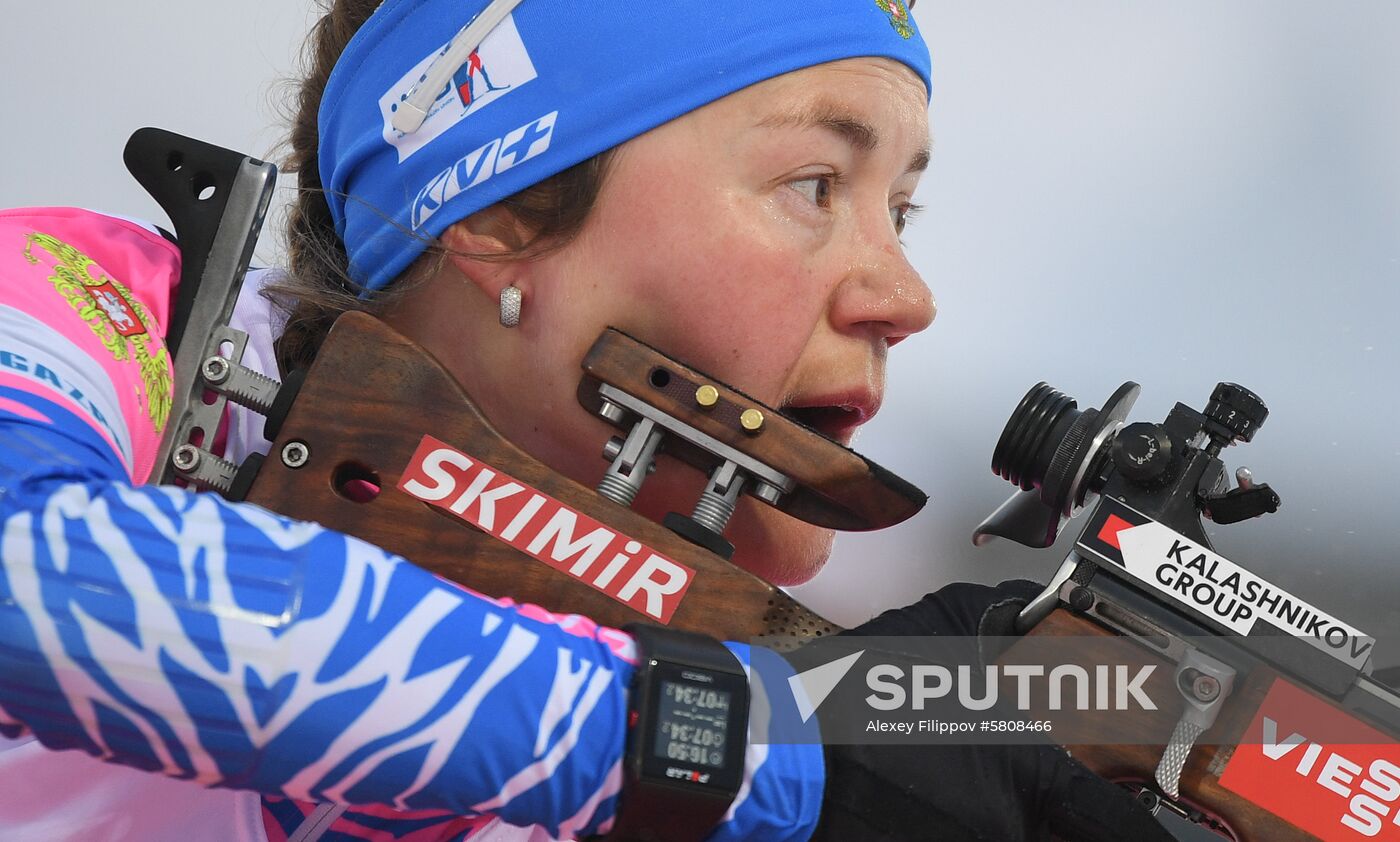 Sweden Biathlon Worlds Women Sprint