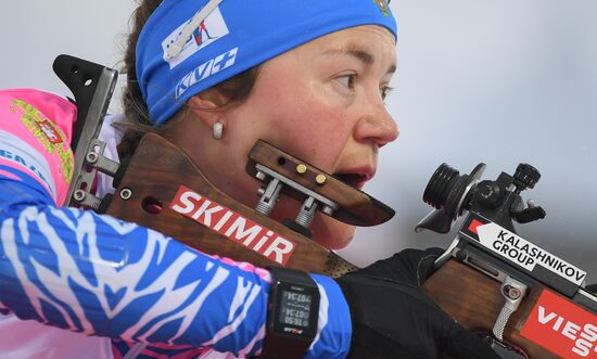 Sweden Biathlon Worlds Women Sprint