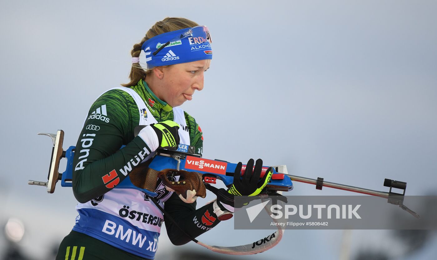 Sweden Biathlon Worlds Women Sprint