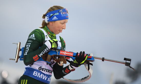Sweden Biathlon Worlds Women Sprint