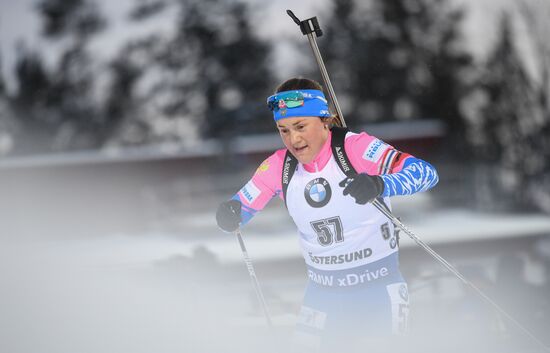 Sweden Biathlon Worlds Women Sprint