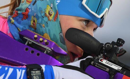 Sweden Biathlon Worlds Women Sprint