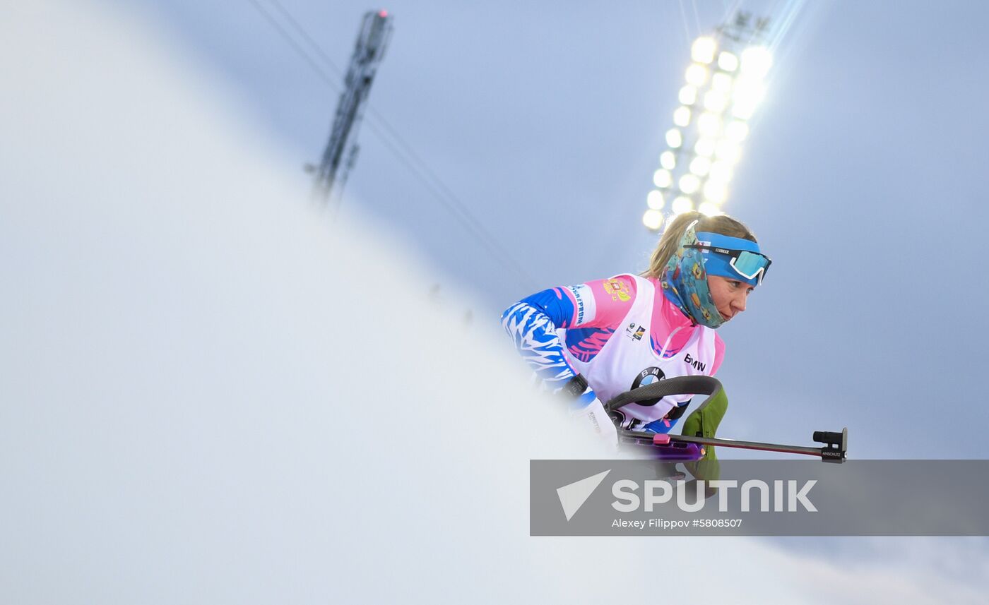 Sweden Biathlon Worlds Women Sprint