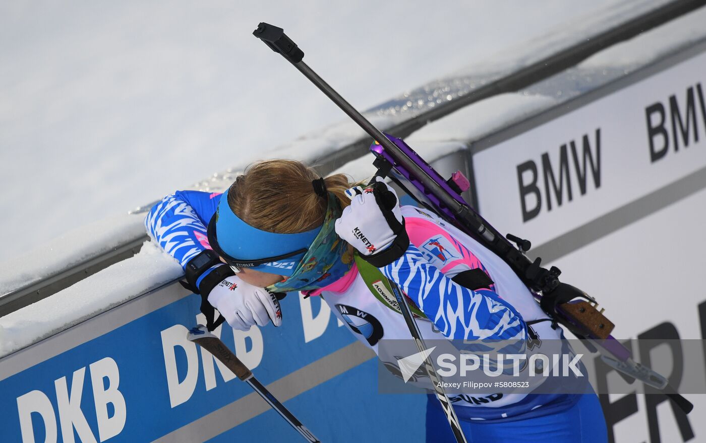 Sweden Biathlon Worlds Women Sprint