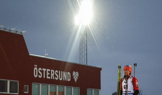 Sweden Biathlon Worlds Women Sprint