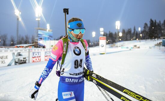 Sweden Biathlon Worlds Women Sprint