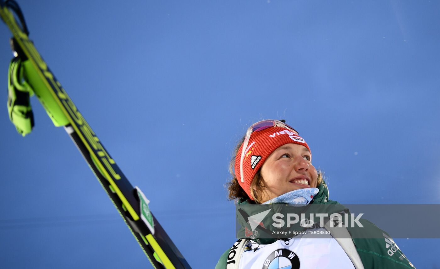 Sweden Biathlon Worlds Women Sprint