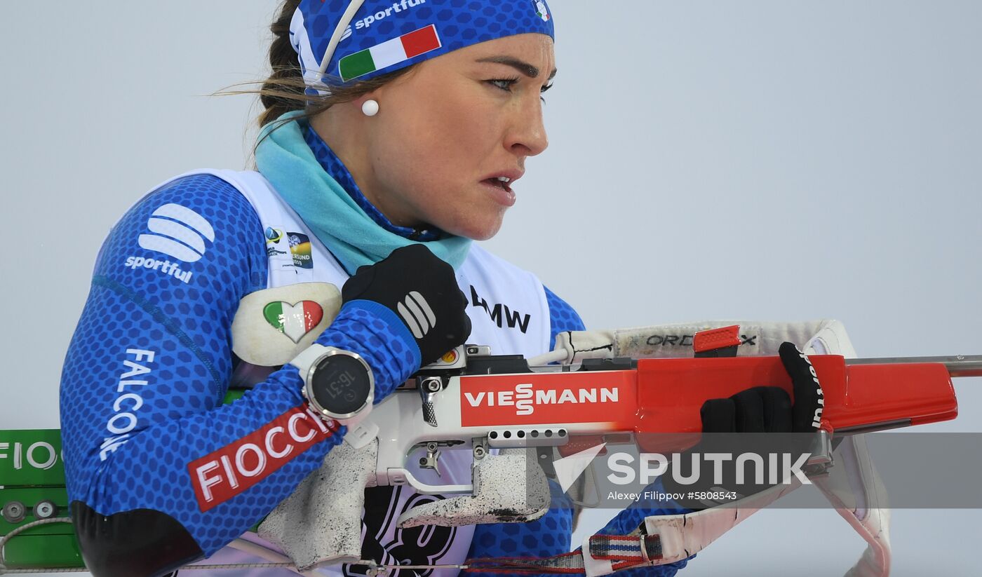 Sweden Biathlon Worlds Women Sprint