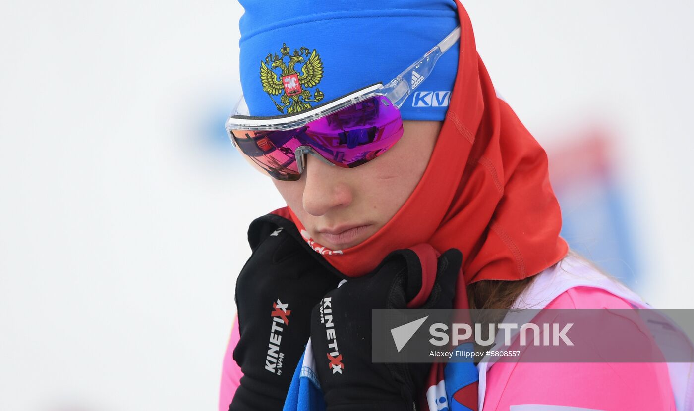 Sweden Biathlon Worlds Women Sprint