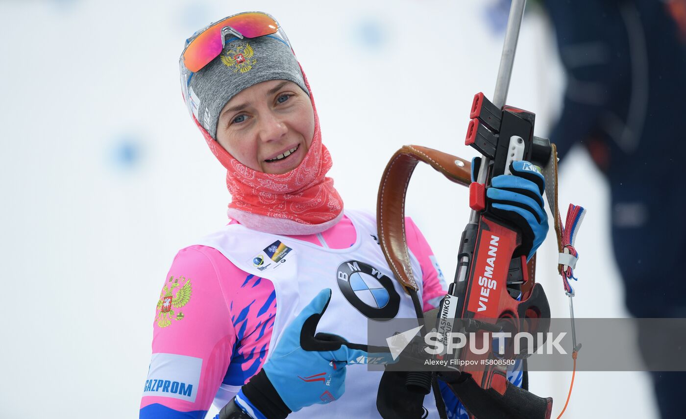 Sweden Biathlon Worlds Women Sprint