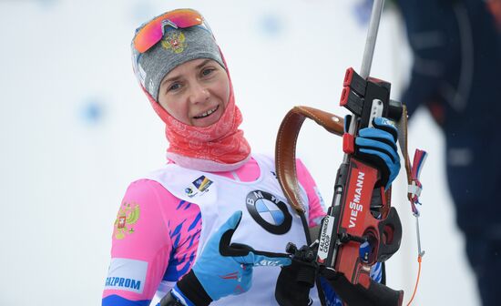 Sweden Biathlon Worlds Women Sprint