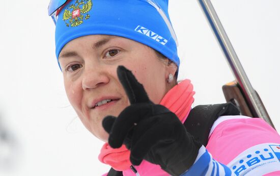 Sweden Biathlon Worlds Women Sprint