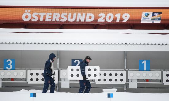 Sweden Biathlon Worlds Women Sprint