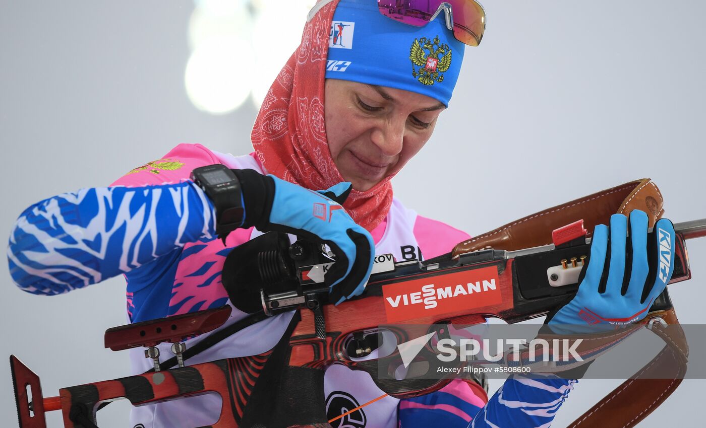 Sweden Biathlon Worlds Women Sprint