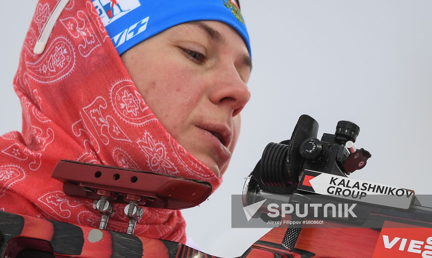 Sweden Biathlon Worlds Women Sprint