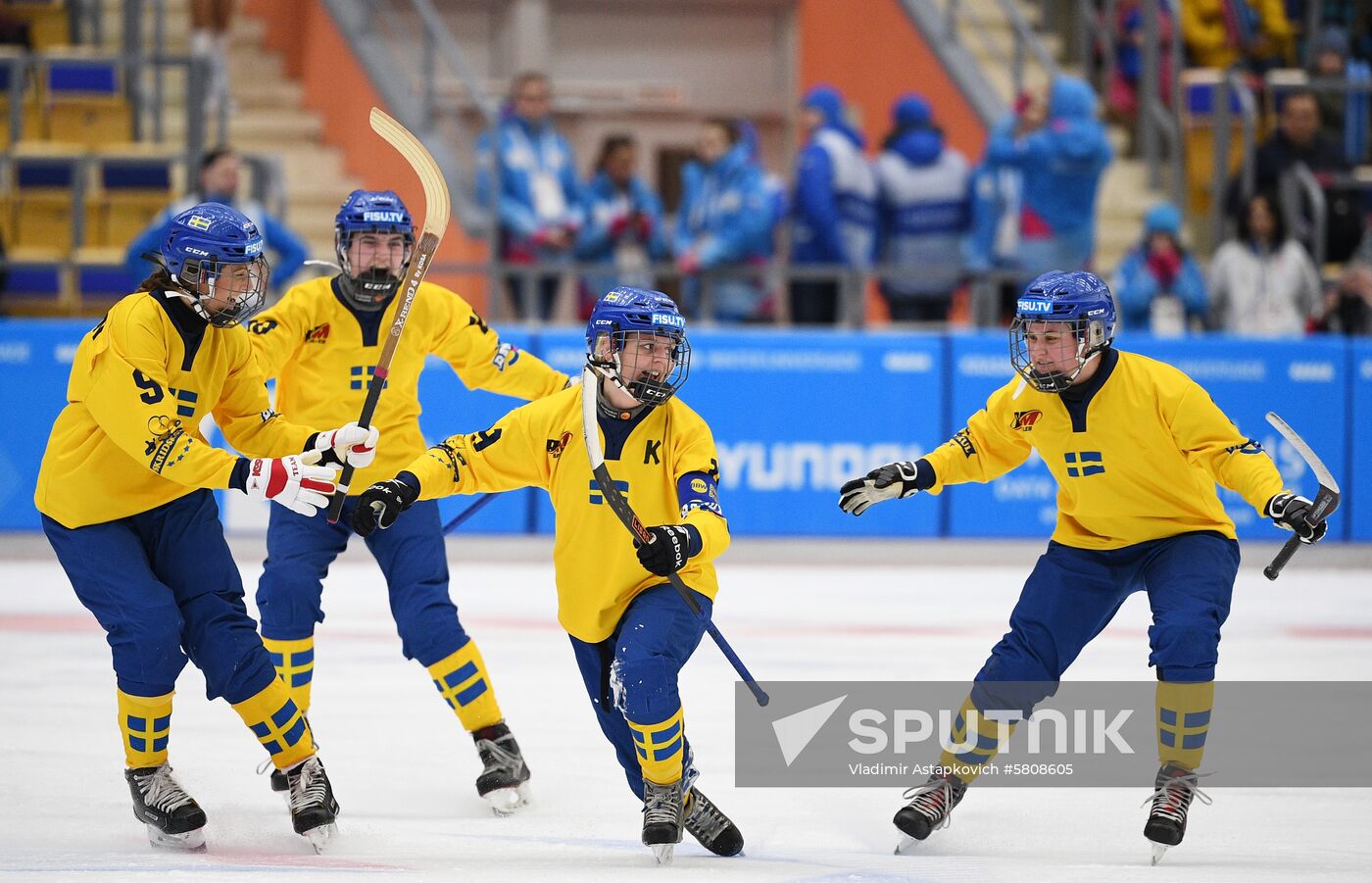 Russia Universiade Bandy Women Sweden - Russia