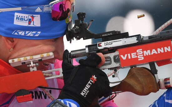 Sweden Biathlon Worlds Women Sprint