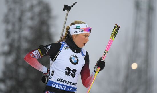 Sweden Biathlon Worlds Women Sprint