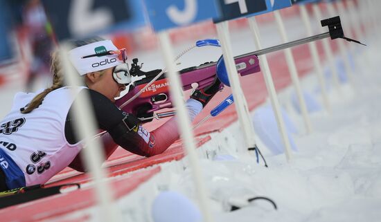 Sweden Biathlon Worlds Women Sprint