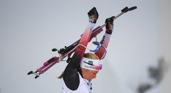 Sweden Biathlon Worlds Women Sprint