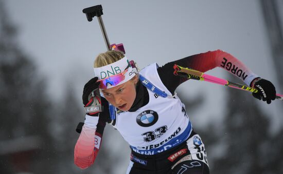 Sweden Biathlon Worlds Women Sprint