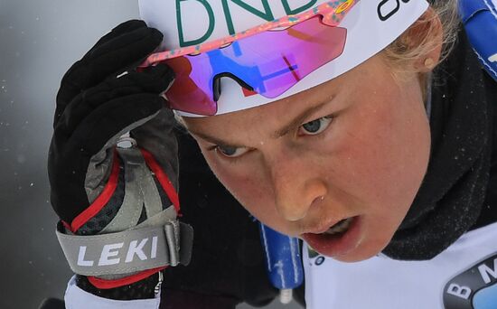 Sweden Biathlon Worlds Women Sprint