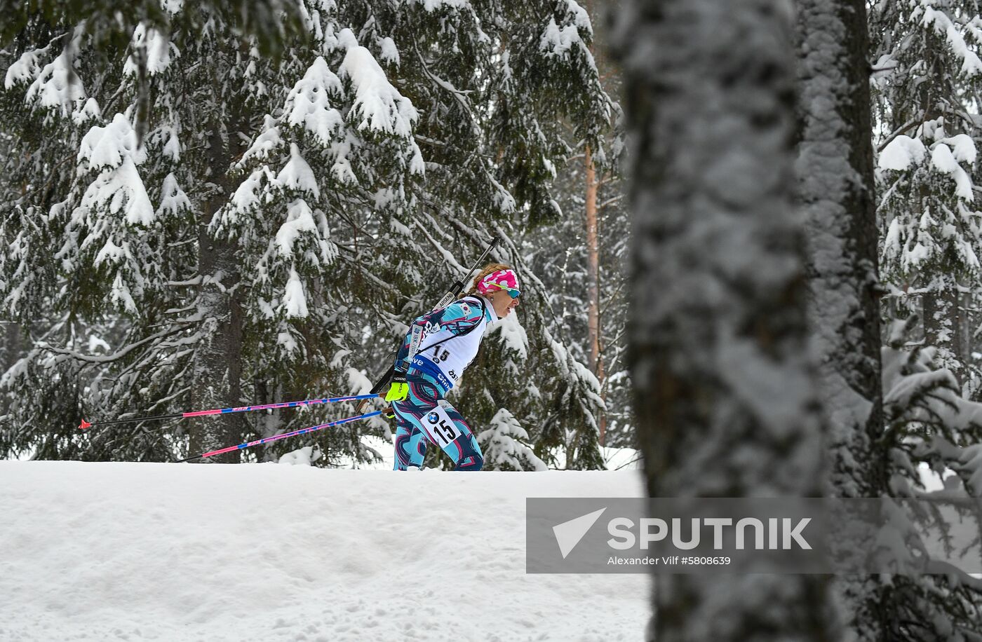 Sweden Biathlon Worlds Women Sprint