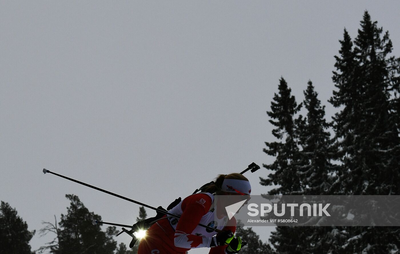 Sweden Biathlon Worlds Women Sprint
