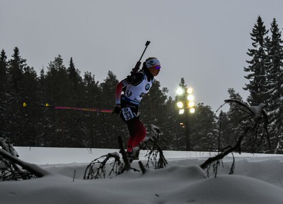 Sweden Biathlon Worlds Women Sprint