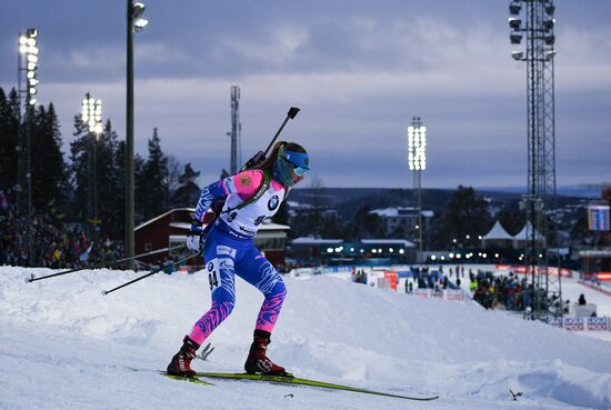 Sweden Biathlon Worlds Women Sprint