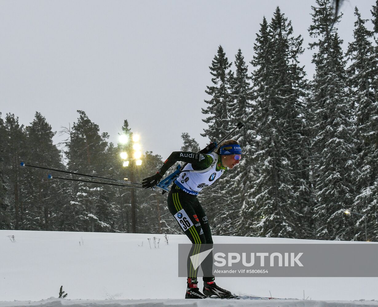 Sweden Biathlon Worlds Women Sprint