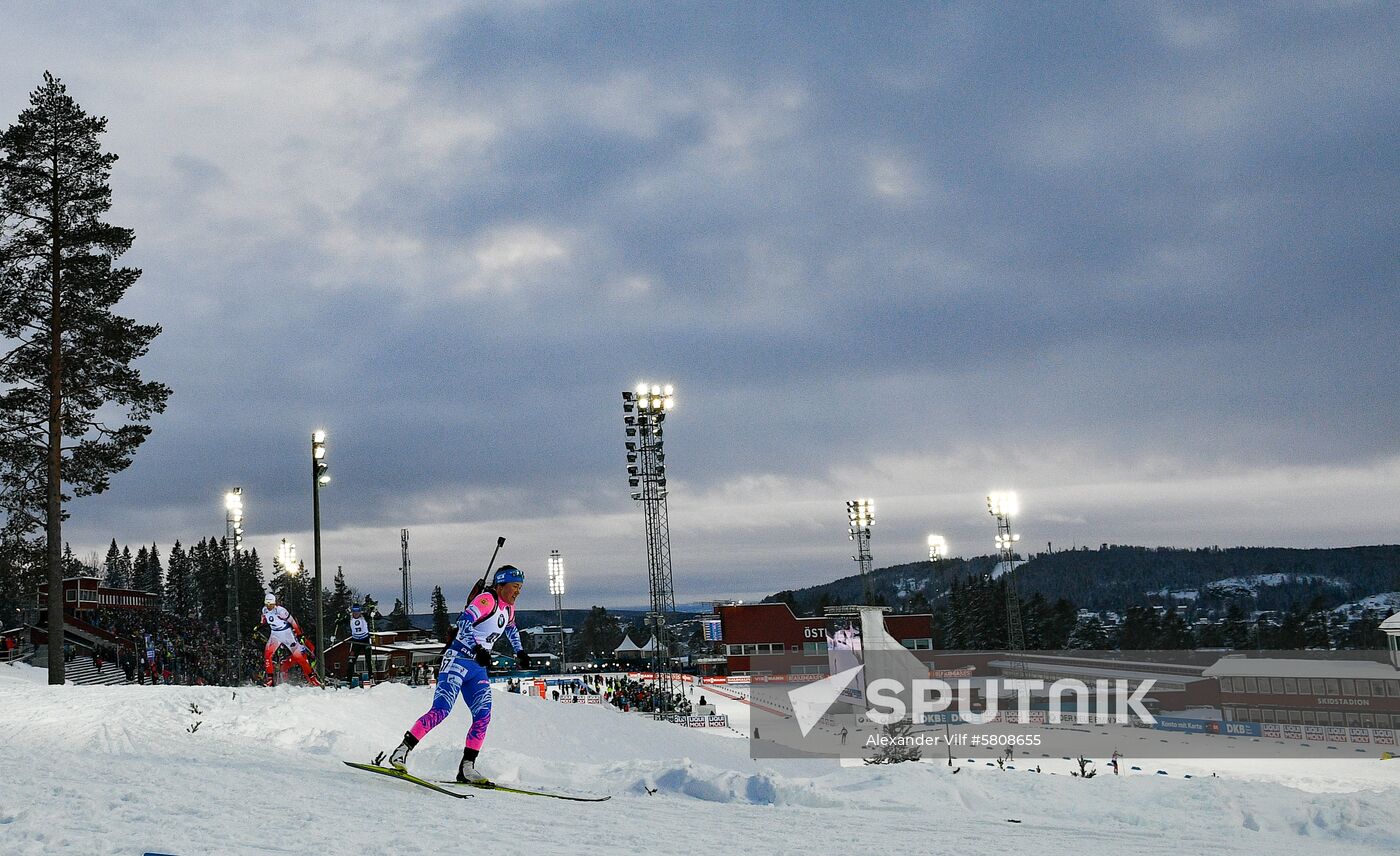 Sweden Biathlon Worlds Women Sprint