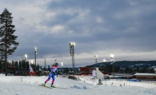 Sweden Biathlon Worlds Women Sprint
