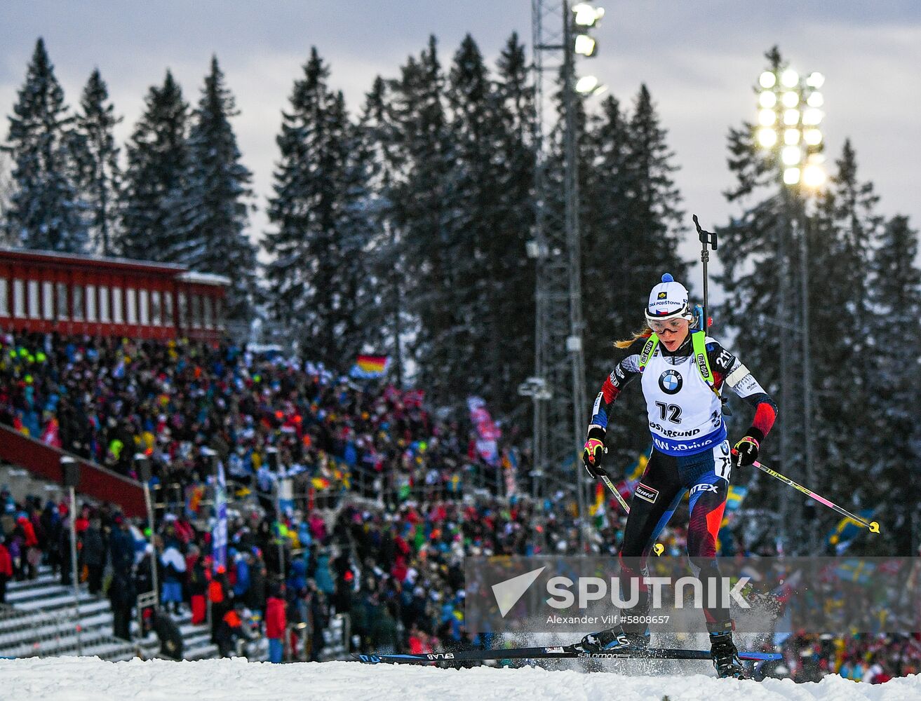 Sweden Biathlon Worlds Women Sprint