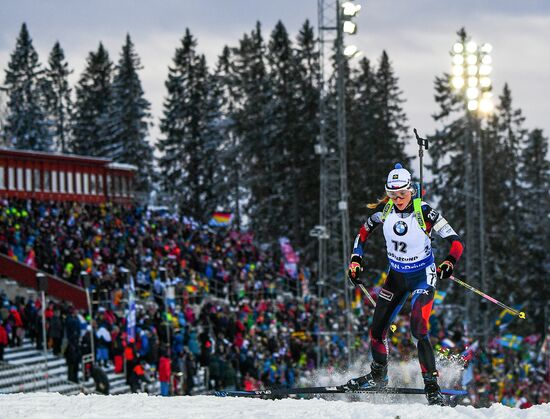 Sweden Biathlon Worlds Women Sprint