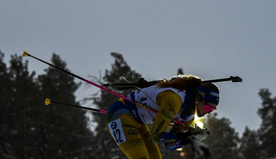 Sweden Biathlon Worlds Women Sprint