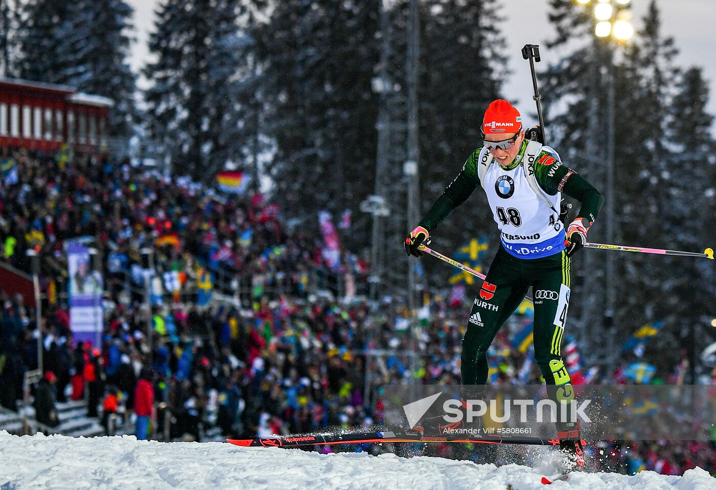 Sweden Biathlon Worlds Women Sprint